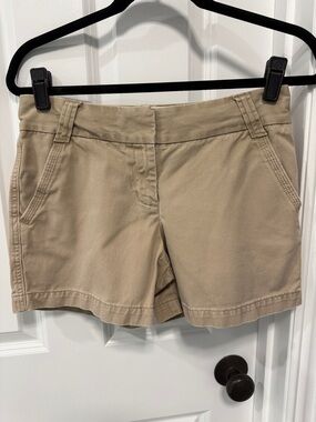 J. Crew Khaki Cotton  Shorts